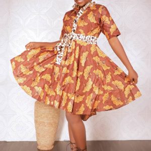 Lilian Ankara Dress